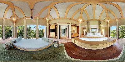 Garden Villa with Private Pool (one bedroom) - Bed Room